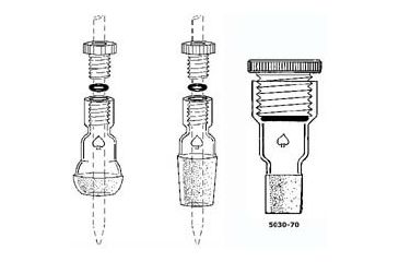 Image of Ace Glass Laboratory Glassware and Equipment 19/22 Midi Adapter Inner 5030-04