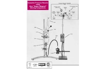 Image of Ace Glass Laboratory Glassware and Equipment 1L 100MM Sm Reac ''C'' 6423-269