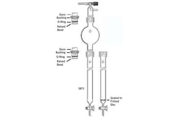 Image of Ace Glass Laboratory Glassware and Equipment #25 41MM Flash Chrm Column 5873-13