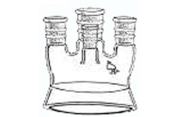 Image of Ace Glass Laboratory Glassware and Equipment 29/42 4NK Reac Flask Head 6488-15