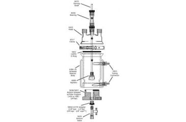 Image of Ace Glass Laboratory Glassware and Equipment 2L Jktd Pres Reac ''C'' 6386-120