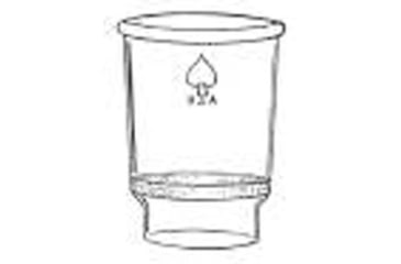 Image of Ace Glass Laboratory Glassware and Equipment 30ML Por E Crucible 7170-10