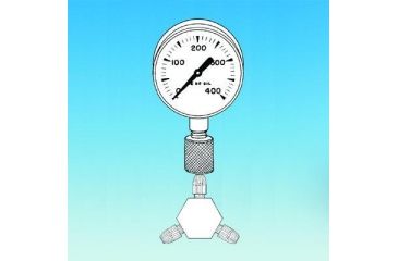 Image of Ace Glass Laboratory Glassware and Equipment 316SS Pressure Gauge C 13385-38