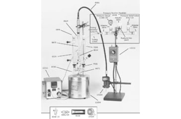 Image of Ace Glass Laboratory Glassware and Equipment 3L 1PC Reac W/BTM ''C'' 6437-244