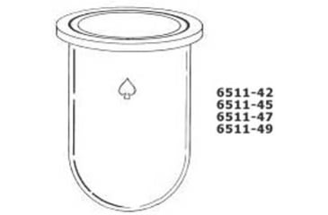 Image of Ace Glass Laboratory Glassware and Equipment 3L Rb Cyl Flask W/GRV Flng 6511-47