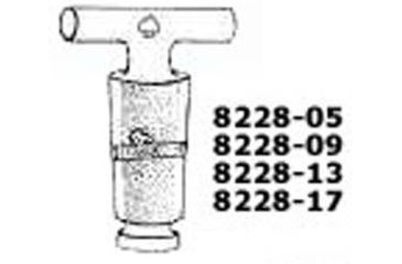 Image of Ace Glass Laboratory Glassware and Equipment 3MM S/C Plug T-BORE (GB) 8228-13