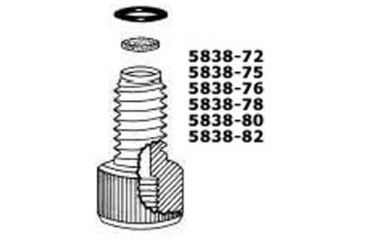 Image of Ace Glass Laboratory Glassware and Equipment #50 3/8''FPT Filter Adap 5838-83