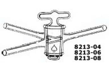 Image of Ace Glass Laboratory Glassware and Equipment 6MM Hi Vac S/C Hlw (GB) 8213-08