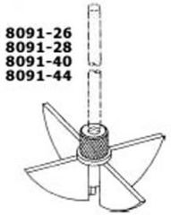 Image of Ace Glass Laboratory Glassware and Equipment 8'' Replacement Blade 8091-44