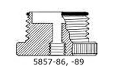 Image of Ace Glass Laboratory Glassware and Equipment #80 3/8''FPT Filter Adap 5857-86