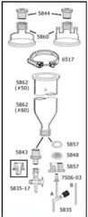 Image of Ace Glass Laboratory Glassware and Equipment #80,6'' FL,12X18'' Chrm Column 5862-26