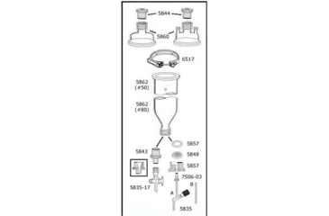 Image of Ace Glass Laboratory Glassware and Equipment #80,6'' FL,8X24'' Chrm Column 5862-20
