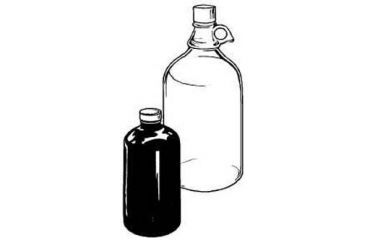 Image of Ace Glass Laboratory Glassware and Equipment 80 OZ. Boston Bottle Rnd 5546-20