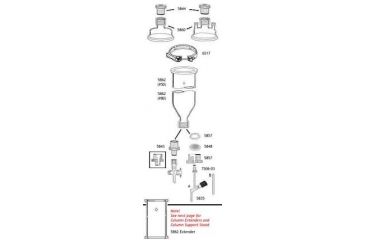 Image of Ace Glass Laboratory Glassware and Equipment Adap O-RING Straight Tube 5835-34
