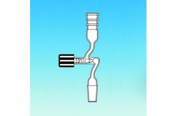 Image of Ace Glass Laboratory Glassware and Equipment Adapter Stopcock 14/20-14/20 3844-31