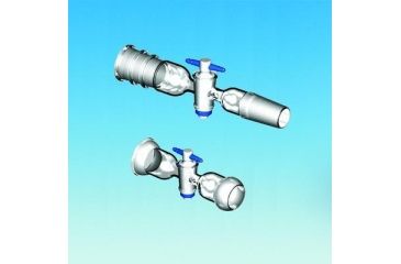 Image of Ace Glass Laboratory Glassware and Equipment Adapter Stopcock 24/40-24/40 3843-37