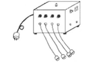 Image of Ace Glass Laboratory Glassware and Equipment Aux Control Relay 4X 240V 7832-17