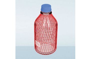 Image of Ace Glass Laboratory Glassware And Equipment Bottle Solvent Netted 1l Cs1 5539-224, Unit CS
