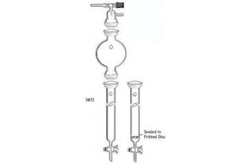 Image of Ace Glass Laboratory Glassware and Equipment Column 64MMID 8'' No Disc 5872-28