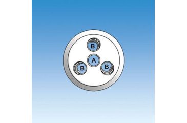 Image of Ace Glass Laboratory Glassware And Equipment Head Ptfe 60mm 4 Neck (4)1/2in 12858-15, Unit EA