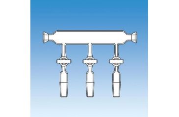 Image of Ace Glass Laboratory Glassware and Equipment Manifold 310MM 14/20 3 Port 8740-03