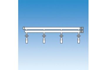 Image of Ace Glass Laboratory Glassware and Equipment Manifold Double 520MM 14/20 8738-14