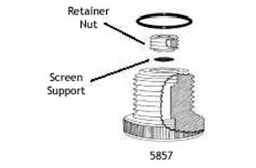 Image of Ace Glass Laboratory Glassware and Equipment Pp #25 Filt Retain Nut 5857-80