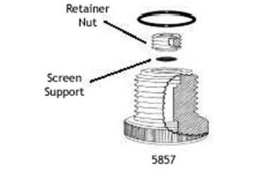 Image of Ace Glass Laboratory Glassware and Equipment Pp #50 Filt Retain Nut 5857-82