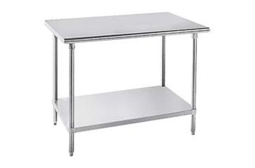 Image of Advance Tabco Table 60X24X35IN 14GA Flat Top SS-245