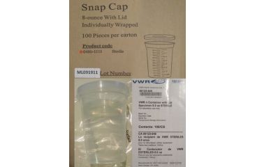 Image of VWR Vwr Cap Snap Lid Only Ns Cs500 0501-3100, Unit CS