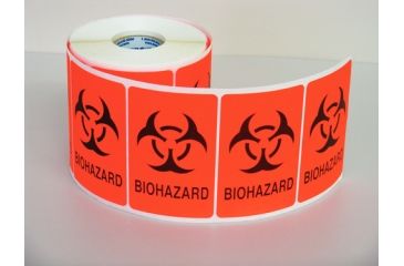 Image of VWR Vwr Label Biohazard Red Cs500 VWR-L1-C, Unit CS