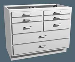 Image of Air Control Base Polyprolabs 6-DRAWERS AC-180-3630