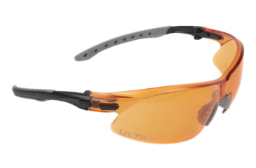 Image of Allen ULTRX Keen Safety Glasses, Black Frame, Amber Lens, 4141