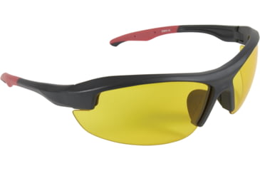 Image of Allen Ruger Core Ballistic Shooting Glasses Black Frame Yellow Lens