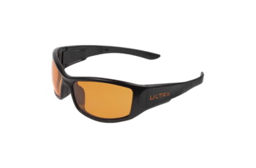 Image of Allen ULTRX Sync Safety Glasses, Black Frame, Amber Lens, 4138
