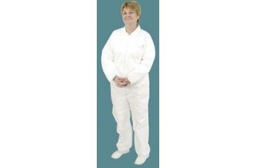 Image of Alpha Pro Tech Critical Cover Microbreathe Coveralls CV-04032-5 Elastic Cuffs, Ankles, And Back