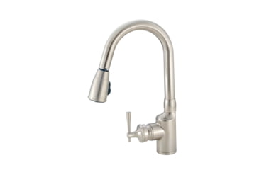 Image of American Brass RV Kitchen Faucet With Pull Down Sprayer And Single Lever Handle 8, Brushed Nickel, SL2000N
