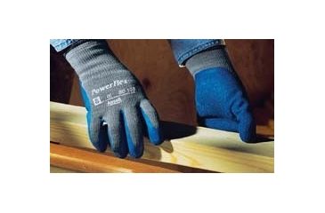Image of Ansell Healthcare Glove Powrflx RBR-COAT Knt SZ8 206401