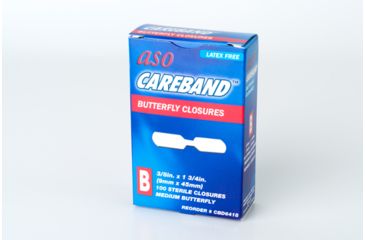 Image of Aso Corporation Medium Butterfly Closures P100 CBD6418, Unit PK