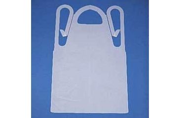 Image of Atlantis Plastics Disposable Polyethylene Apron 2PA2VW Vwr Apron Pe Disp LGT-WT PK100