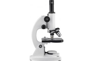 Image of Barska 40x, 100x, 400x Monocular Compound Microscope, White, Small AY13070