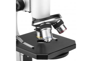 Image of Barska 40x, 100x, 400x Monocular Compound Microscope, White, Small AY13070