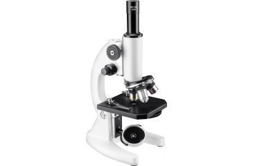 Image of Barska 40x, 100x, 400x Monocular Compound Microscope, White, Small AY13070