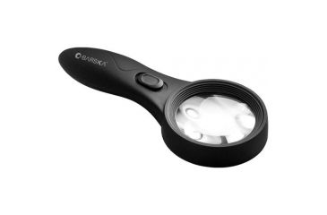 Image of Barska 65mm 4x Magnifier Handheld w/ LED and UV Lights 