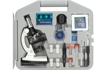 Image of Barska Microscope Kit with Carrying Case, White, Small AY12938