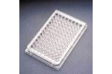Image of BD Falcon U-Bottom Tissue Culture Plates, Sterile, BD Biosciences 353077 Plate With Lid