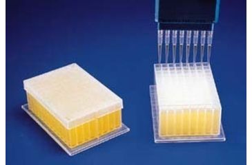Image of Bel-Art 96-Well Deep Well Plates, SCIENCEWARE F37860-0005 Accessories Side Loader Collars, Nonsterile