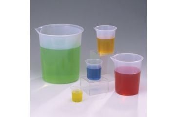 Image of Bel-Art Beaker 600ML Pp Grad PK4 F262150000, Pack of 4