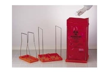 Image of Bel-Art Clavies Biohazard Bag Holders, Autoclavable, SCIENCEWARE 131920001