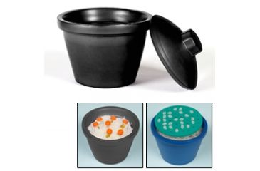 Image of Bel-Art Ice Bucket W/lid 4.0l Black 188484002, Unit EA